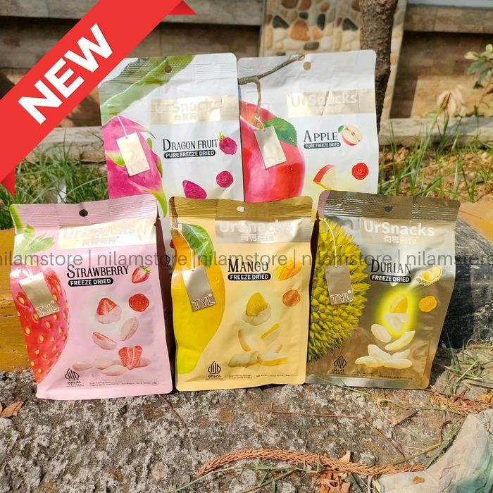 

Pilihan- Tyl Buah Kering Freeze Dried Mangga/Apel/Naga/Durian/Strawberry