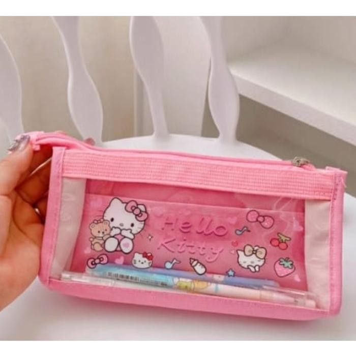 

POUCH TEMPAT PENSIL SEKAT 6 KUROMI CINNAMOROLL MY MELODY HELLO KITTY