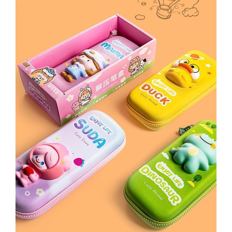 

TEMPAT KOTAK PENSIL ANAK KARAKTER LUCU UNIK SQUISHY 3D WATERPROOF CS14