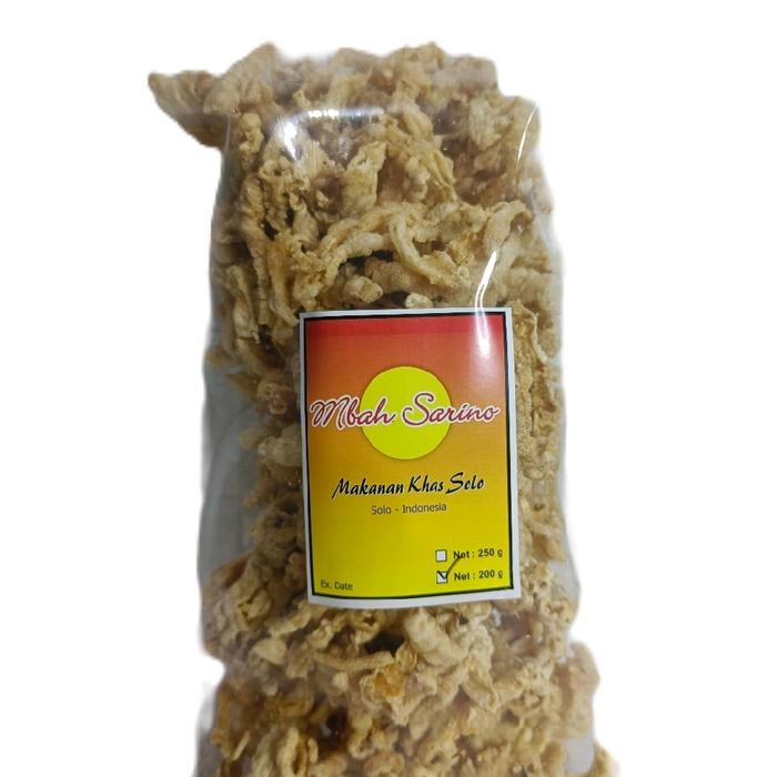 

ASLI Keripik Ceker Ayam Tanpa Tepung Mbah Sarino Gurih Renyah Khas Solo - Kerupuk, Makanan, Goreng,