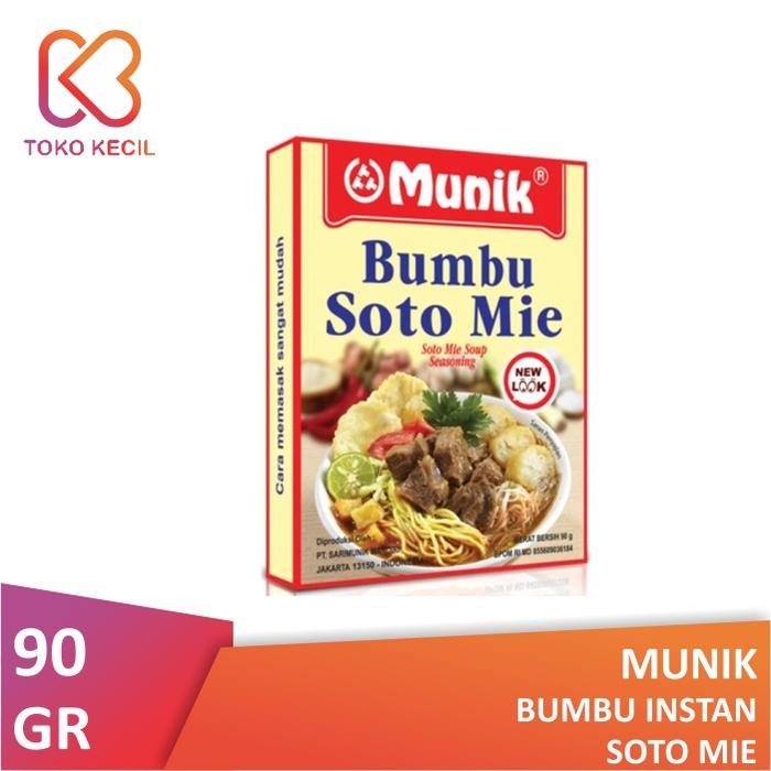

Stok Baru Munik Bumbu Soto Mie 90gr