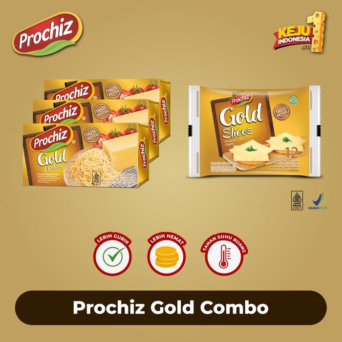 

Pilihan- Keju Prochiz Paket Gold Combo