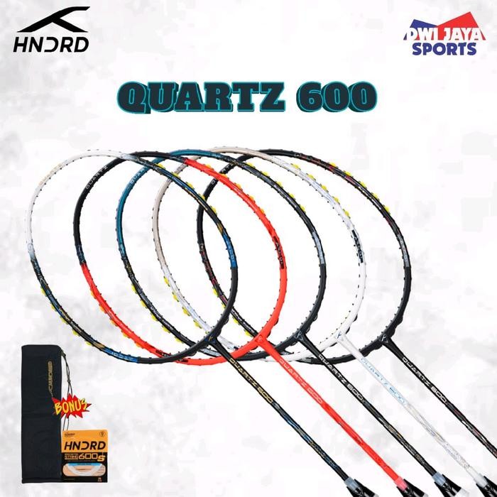New Raket Badminton Hundred QUARTZ 600 Original Raket Hundred Quartz 600 4U Raket Hundred Original
