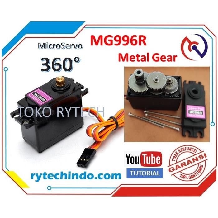 Pilihan- Micro Servo Motor Mg996R Mg996 Metal Gear Towerpro 360 Degree
