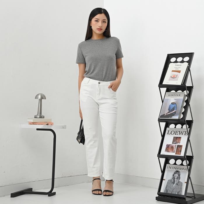 Ready Clouwny Soira Denim Pants Celana Panjang Wanita Jeans Hitam