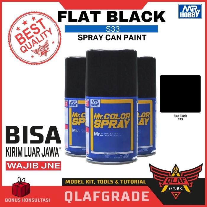 

FLAT BLACK S33 S 33 Mr Color cat gundam model kit spray can spraycan