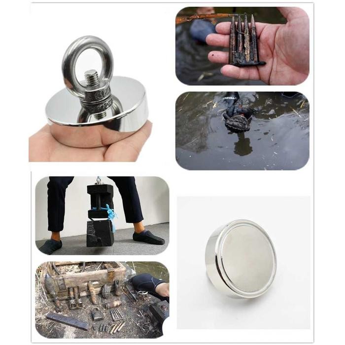 

New Magnet Strong Neodymium Super Kuat Model Bulat Pancing Magnet Fishing