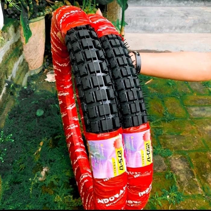 Ban motor ring 17 Trail / kembang Tahu ( 70/90-17 & 80/90-17 )