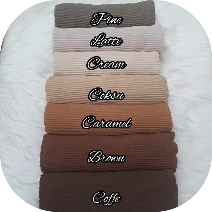 Kerudung Pashmina Plisket Lidi Full-Hijab Pashmina Full Plisket Lidi