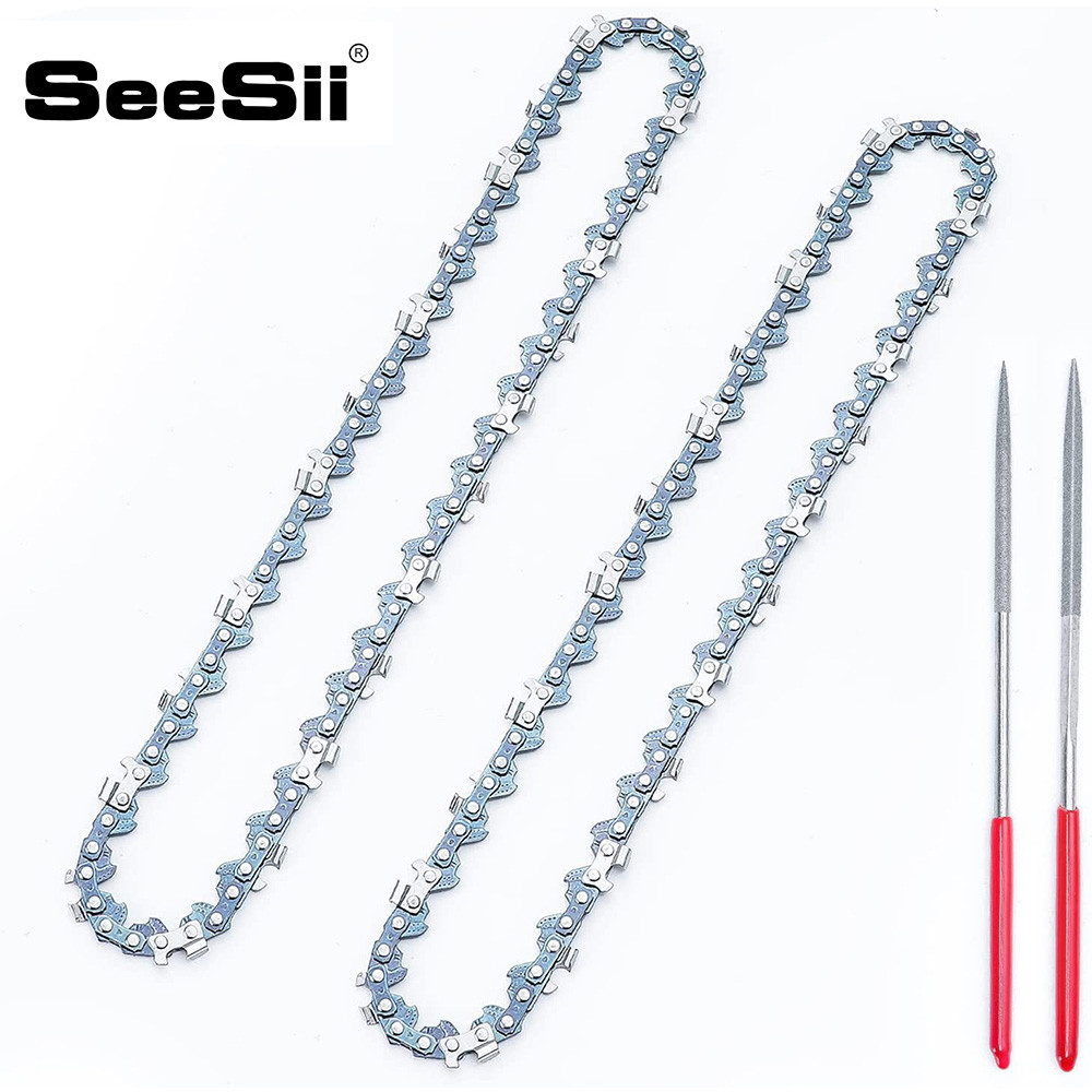 SEESII 8-inch Mini Chainsaw Chain kits 6/4 inch Electric Chainsaws