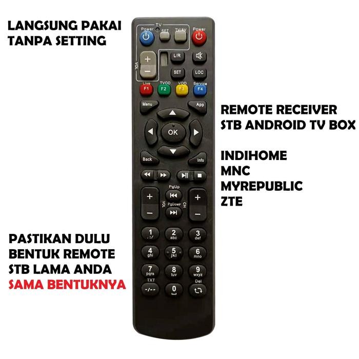New Remote Visero Remot STB Android TV Box ZTE b860h b760h hg680