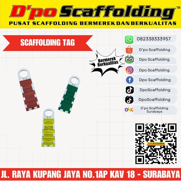 

OJ SCAFFOLDING TAG HOLDER -SAFETY