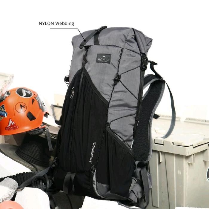 ASLI BACKPACK TAS ULTRALIGHT MONTE FASTZIPP 37L SEMI CARRIER LIMITED GINAL READY STOCK