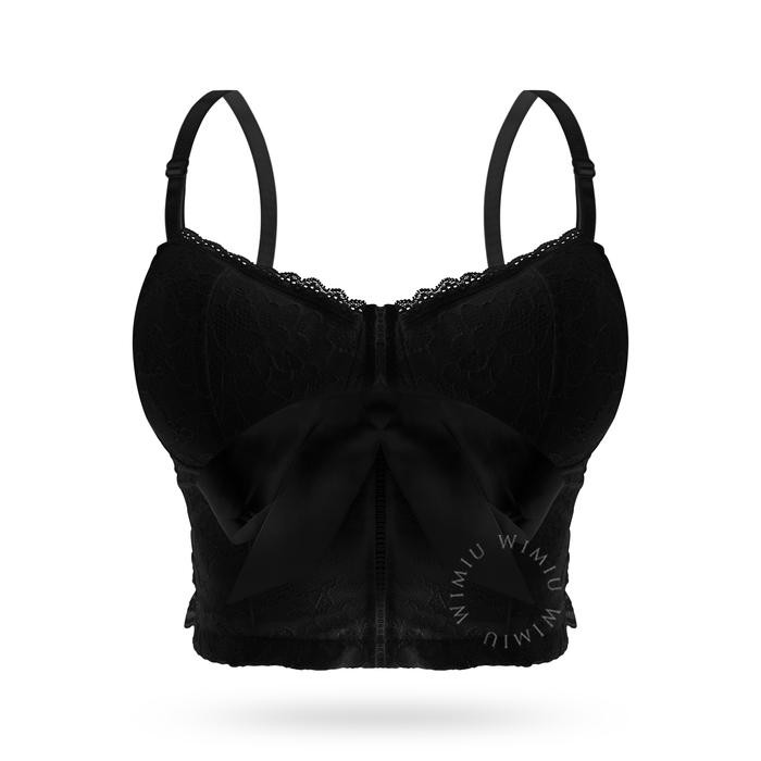 Pilihan- Wimiu Tanktop Tank Top Bustier Wanita Crop Top Tengtop Tangtop Brokat Bralette Busa