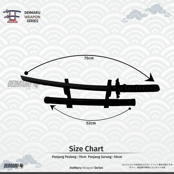Jual Rugi Replika Pedang Shusui Zoro Anime One Piece - Pedang Kayu