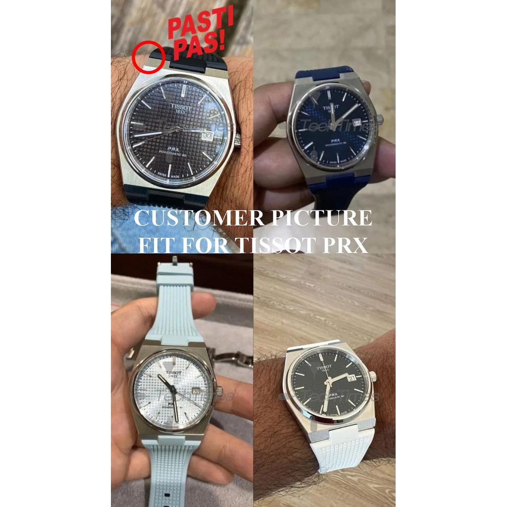 Rubber Strap Tissot Prx Tali Jam Tissot For Tissot Prx 40Mm 35Mm