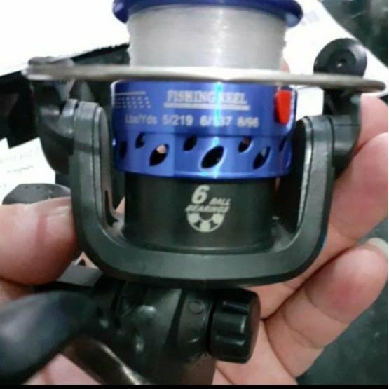 Terbaru Reel Audrey 6Bb Spool Besi