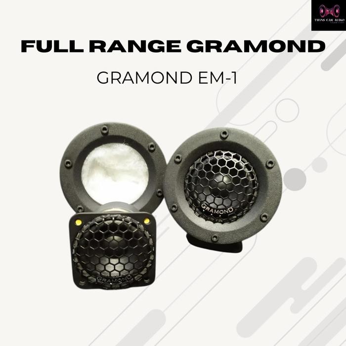 Ready Speaker Fullrange Mobil Gramond EM-1 Suara Vokal Jernih & Detail