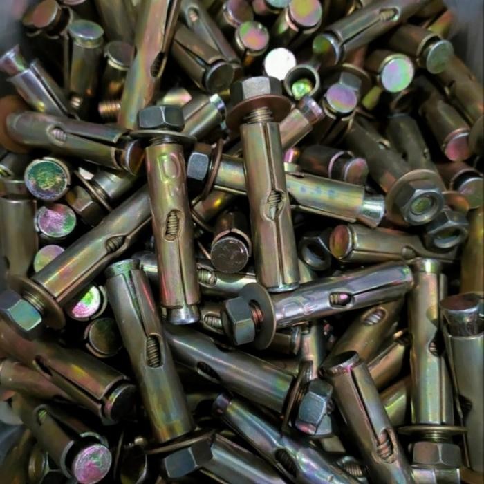 Dinabolt 10x50/dinabolt murah/baut breket(diameter 10mm x panjang 5cm)