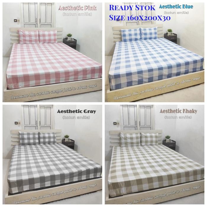 sprei 160x200x30 tinggi 30cm