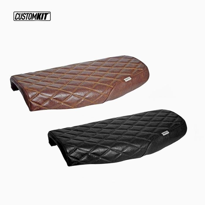 Jok Customkit Motif Diamond/Wajik Kawasaki W175