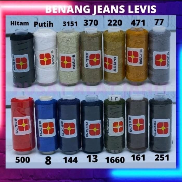 BENANG JAHIT JAIT TANGAN TEBAL ASTRA JEANS KUAT TK24 TK 24 PER 1PCS