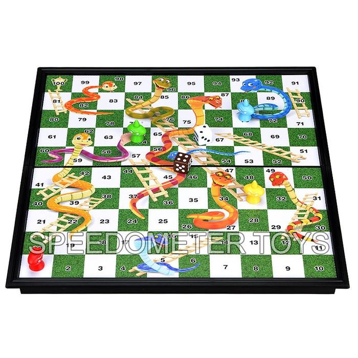 MJ Ular Tangga Magnet U3 Magnetic Snake & Ladder Mainan Edukasi Anak