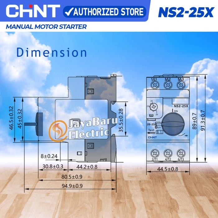Paling Murah Chint Manual Motor Starter Ns2 Ns2-25X Terlariss 