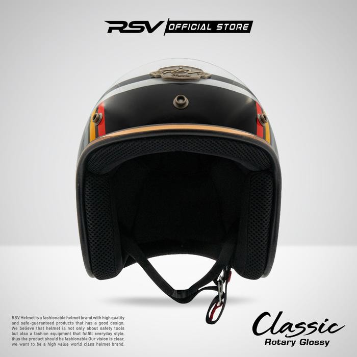 HELM BOGO CLASSIC MOTIF ROTARY GLOSSY - RSV HELMETS