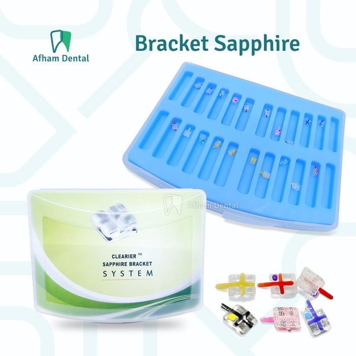 Terlaris Dental bracket behel gigi saphire ice transparan SALE