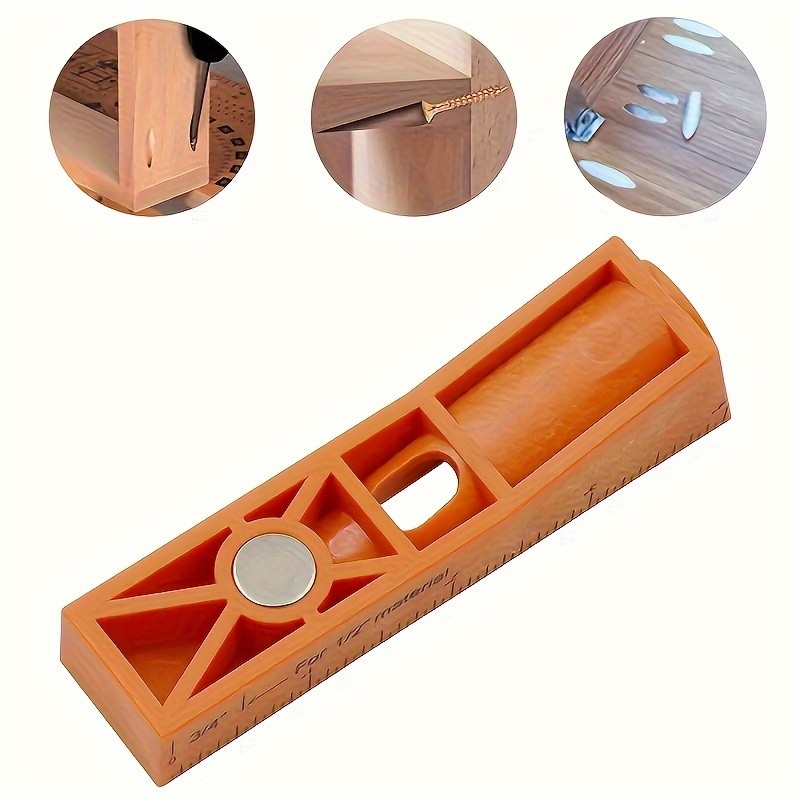 Woodworking Oblique Hole Locator Pocket Hole Angle Drill Guide Hole Punch Locator Set DIY Carpentry 