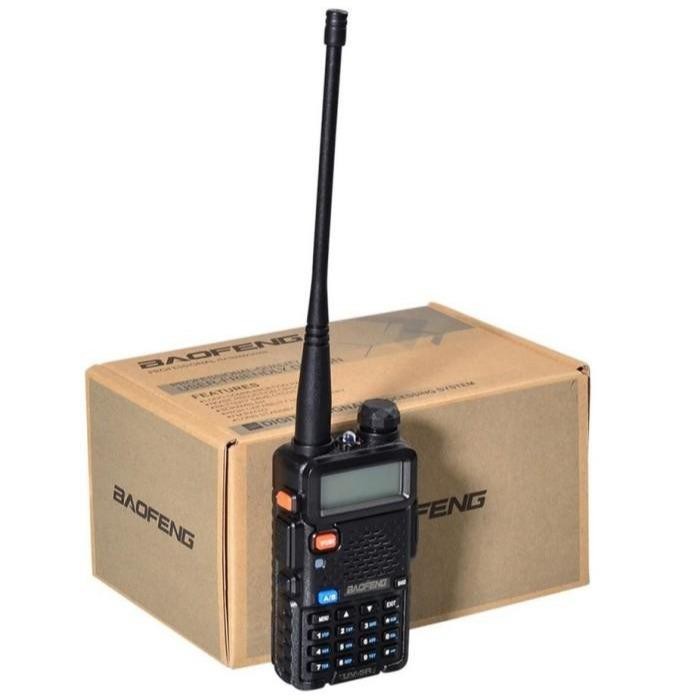 Ready HT UV5R Boefeng Bao Feng Radio HT Handy Talky Original Dual Band 5 Wat