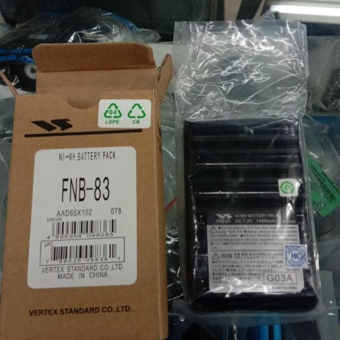 Ready BATRE HT YAESU FT-60R FNB-83 ORI BARU FT60R FT60 FNB83