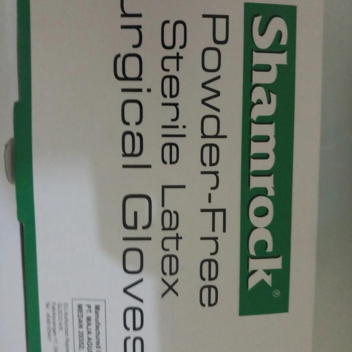 shamrock sarung tangan steril / shamrock handscoon / box terlaris