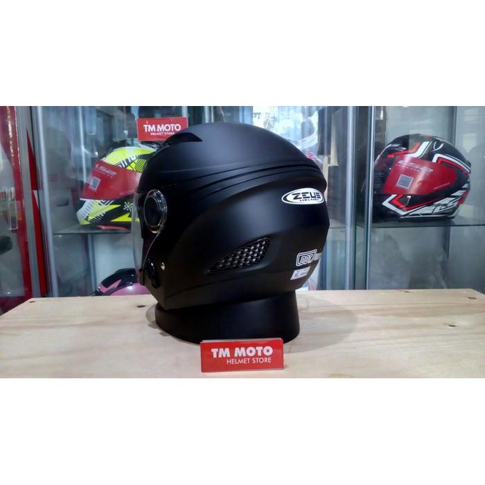 Helm Zeus Z610 Matt Black / Half face Zeus