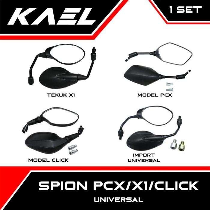 ORIGINAL Spion Variasi PCX/X1/Click Motor Honda Beat/Vario/Scoopy/Mio/Aerox READY STOCK