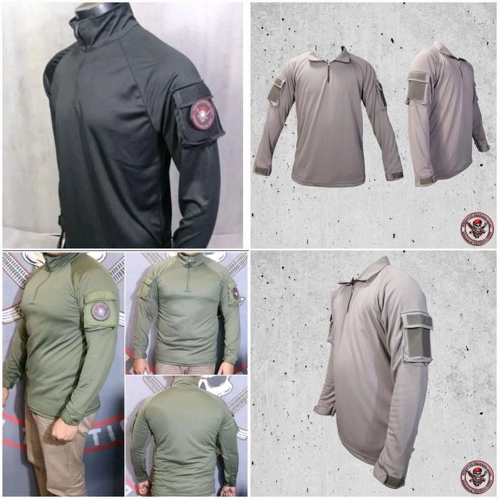 ohxi- Bdu Jersey Combat Full Dryfit / Baju Tactical Combat Bdu Dryfit