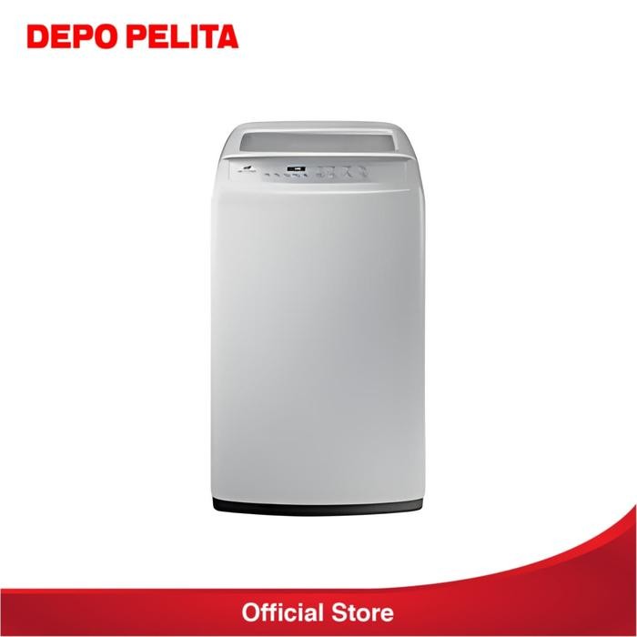 3j4e- Samsung Mesin Cuci Wa80H4000Sw Top Loading - Garansi Resmi