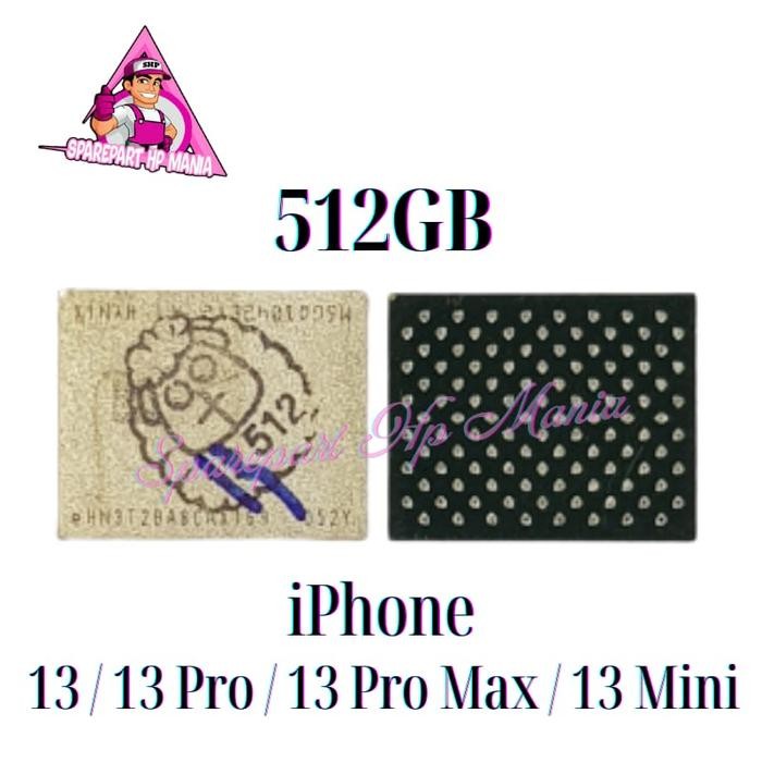 IC NAND FLASH IPHONE 13 PRO MAX MINI 128GB 256GB 512GB 1TB ORIGINAL