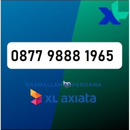Nomor Cantik XB77 9888 1965 Perdana XL 4G 5G YOP925