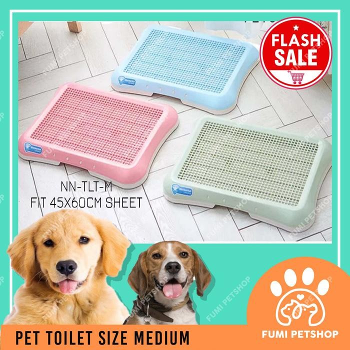 PET TOILET NOONA TRAY ANJING SIZE M - Toilet Anjing Kucing Hewan