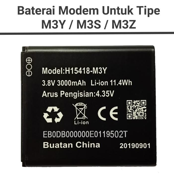 Original Baterai Batre Battery Modem Original Andromax M3Y M3Z M3S Tepercaya