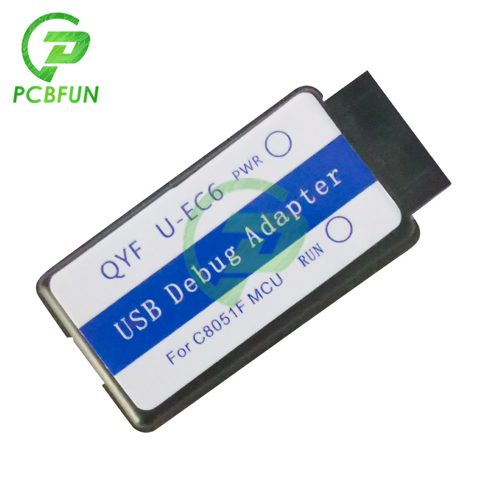 C8051F Emulator Downloader Programmer JTAG/C2 U-EC6/U-EC5/EC3 USB Debug Adapter 3.3V-5V C8051F00 C80