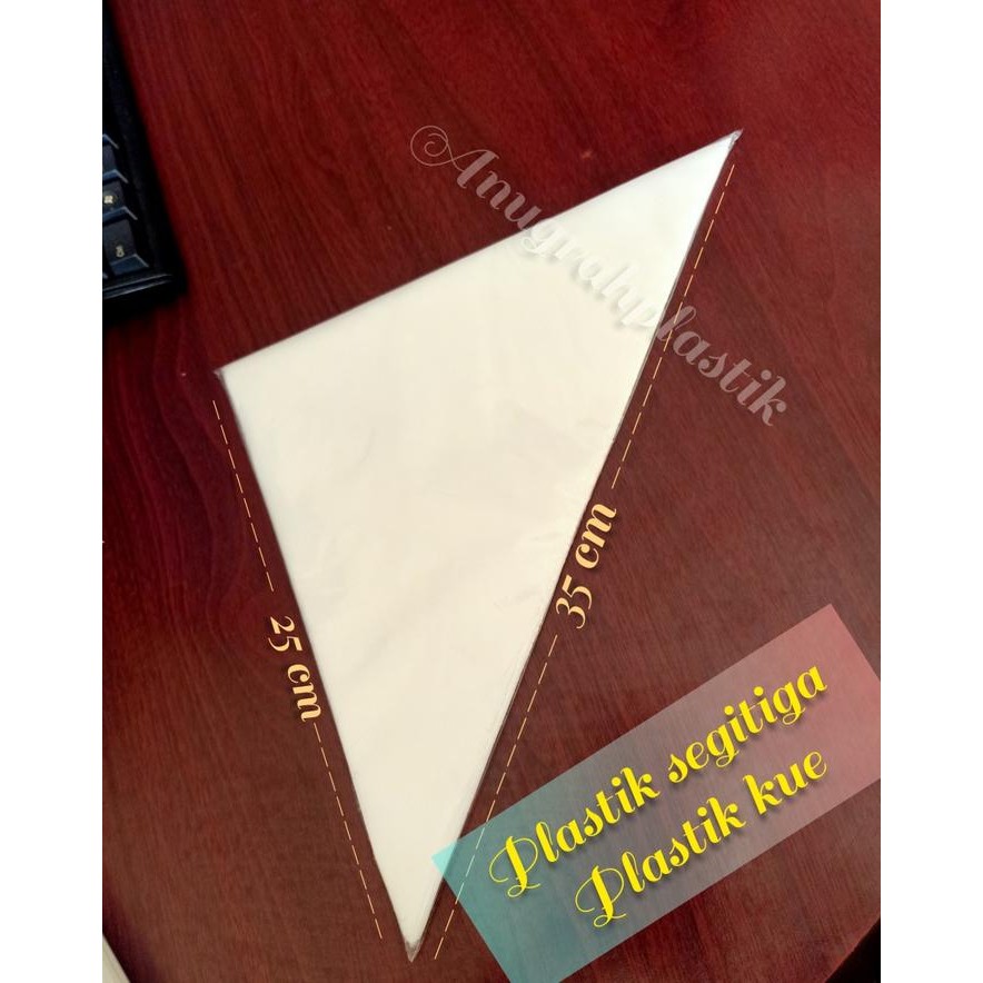 Plastik segitiga, Piping bag untuk hiasan kue