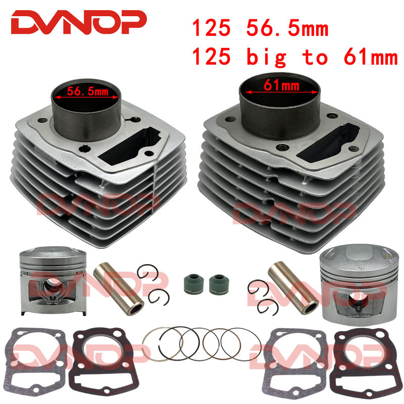 61Mm Big Bore For Motorcycle Cylinder For Honda Cb125S Cl125S Xl125 Sl125 Cb Cl Xl Sl 125 125S 76-85