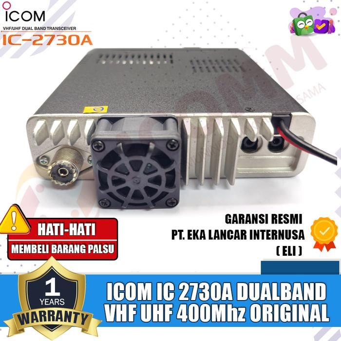 ICOM IC 2730A RADIO RIG DUALBAND ICOM RIG 2730A ORIGINAL GARANSI RESMI