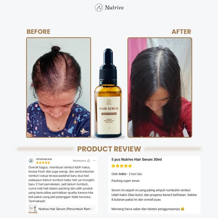 qdsi- Nutrivo Hair Serum (Membantu Permasalahan Rambut)