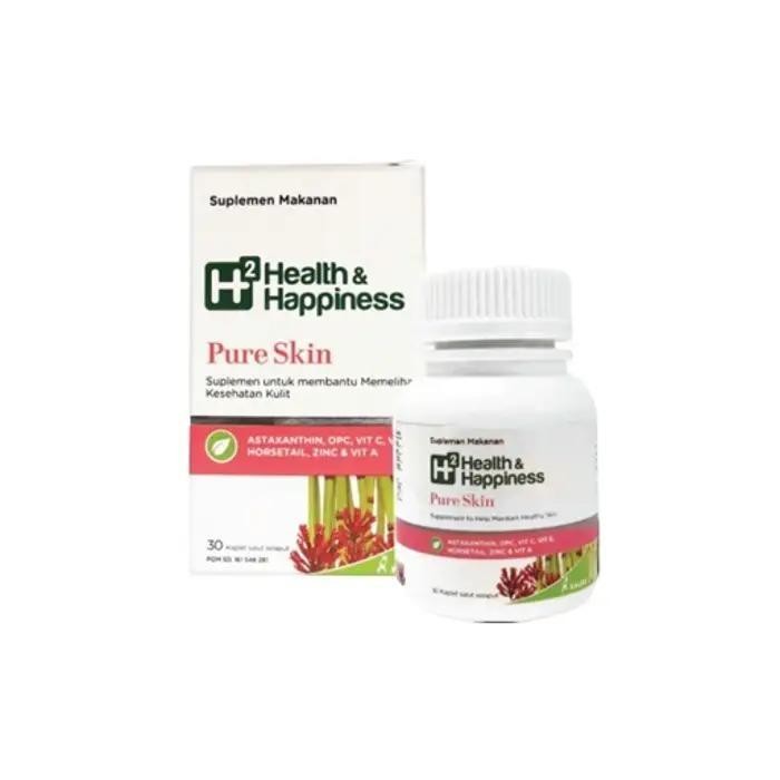 dgsc- H2 Pure Skin - Suplemen Kesehatan Kulit Berjerawat Atau Jerawat