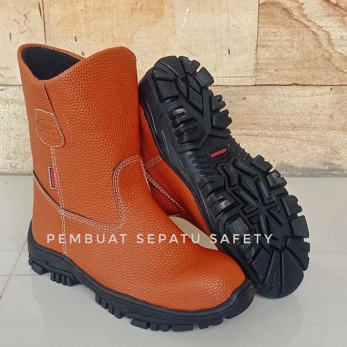 InstanMohonChat- Sepatu Safety Shoes Septy Boot King Shoes Skn Murah Kulit Sunkis Berkualitas Sepatu