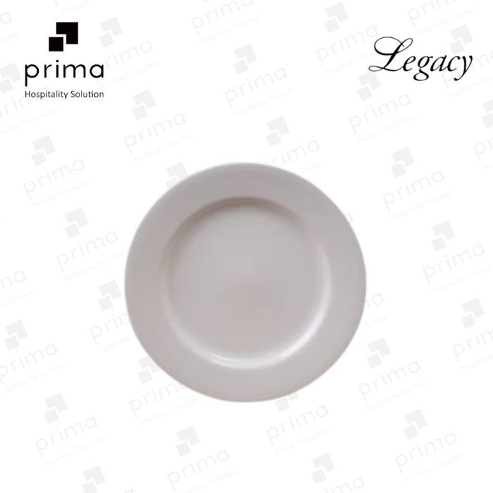Piring Saji Keramik Piring Round Rim Plate 23 cm Legacy